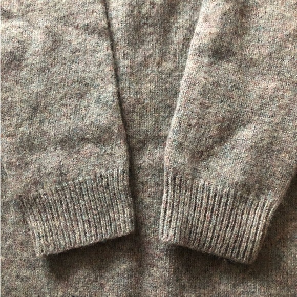 Uniqlo Wool Hooded Oversized Long Cardigan in Grey Heather Size S - Picture 10 of 11